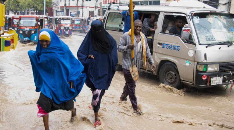 Al menos 29 muertos y 305.000 desplazados por las inundaciones desde octubre en Somalia