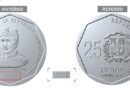 Banco Central pone en circulación nuevas monedas de 25 pesos