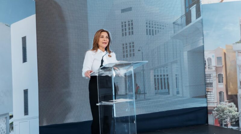 Carolina Mejía y Presidencia inician transformación de la Ciudad Colonial con la construcción del parqueo José Reyes