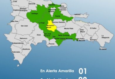 El COE pone a Monseñor Nouel en alerta amarilla y a siete y al Distrito Nacional en verde