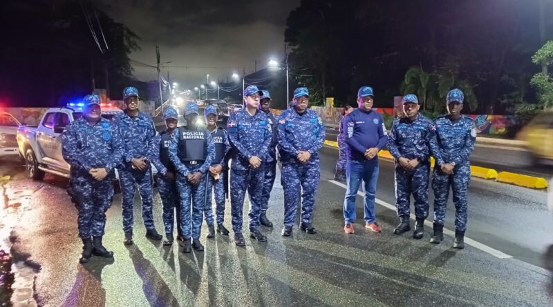 Policía Nacional refuerza la seguridad en el Gran Santo Domingo tras Semana Santa