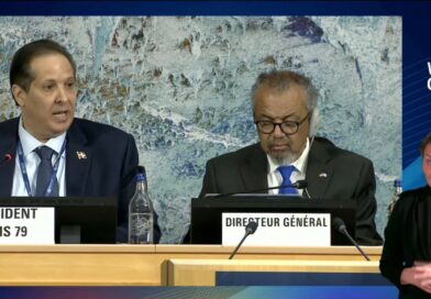 Ministro Víctor Atallah toma posesión como presidente de la Asamblea Mundial de la Salud