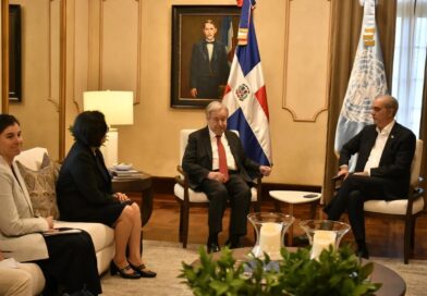 Guterres se reúne con Abinader y dice que restablecer seguridad en Haití es «esencial»