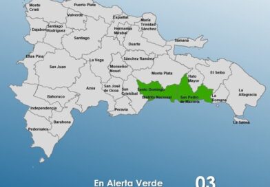 El COE declara en alerta verde al Gran Santo Domingo y San Pedro de Macorís por lluvias