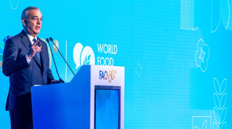 Abinader defiende en la FAO que combatir el hambre es una «obligación moral»
