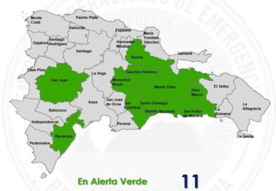 El COE aumenta a 11 las demarcaciones en alerta verde por las lluvias