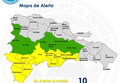 Un total de 17 demarcaciones en alerta este lunes en el país por lluvias Un total de 17 demarcaciones en alerta este lunes en el país por lluvias